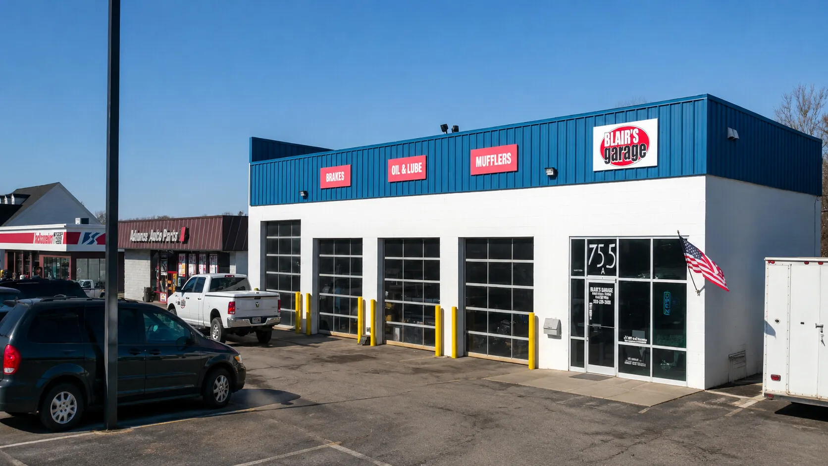 Blair's Garage auto and diesel repair shop in Lebanon, Ohio